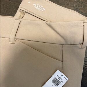 Old Navy Women’s Pixie Flare Tan Work Office Pants NWT
